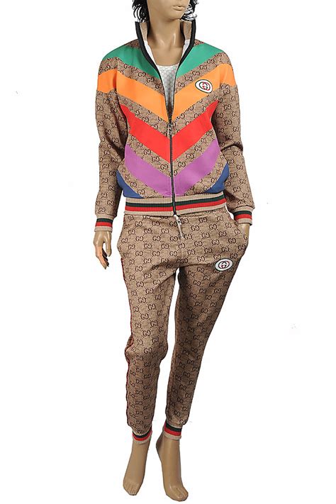 gucci tracksuit women|gucci jogging suit women.